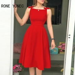 Vestido Beatriz Vermelho cod 1111