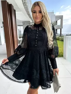 Vestido Curto Maya DL 9810 - Dally Modas