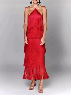 Vestido Jaqueline Com Franjas Cod 374 - comprar online