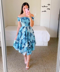 Vestido Midi Estampado cod 1148 - comprar online