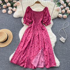Vestido Midi Estampa Floral cod 1242 - comprar online