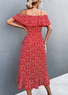 Vestido Midi Mullet Assimétrico DL 343 na internet