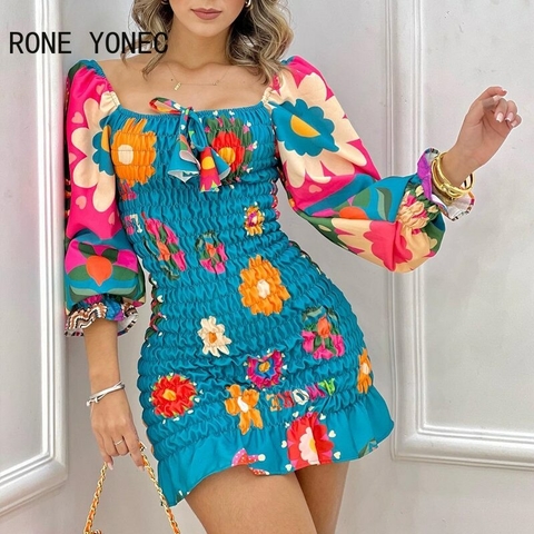 Vestido Curto Estampa Floral cod 1254