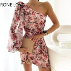 Vestido Curto Floral cod 1298