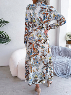 Vestido Midi Estampado DL 738 na internet