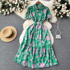 Vestido Estampado Lorrana DL 2725