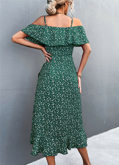 Imagem do Vestido Midi Mullet Assimétrico DL 343