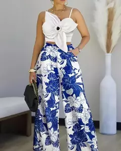 Conjunto Top e Calça Estampada DL 9805