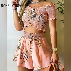 Conjunto Estampado Floral cod 1105