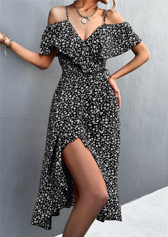 Vestido Midi Mullet Assimétrico DL 343