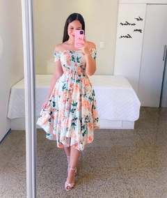 Vestido Midi Estampado cod 1148