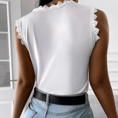 Blusa de Renda Sem Mangas DL 312 - comprar online