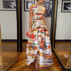 Vestido Longo Estampado DL 1231