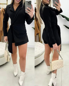 Macaquinho Blazer Curto DL 9536 - Dally Modas