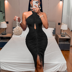 Imagem do Vestido com Fenda cod 0607