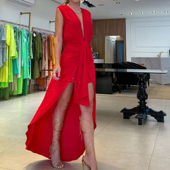 Vestido Longo Flávia DC 654 - Dally Modas