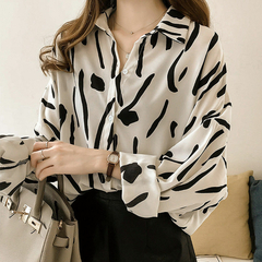 Blusa Manga Longa Estampada DL 896