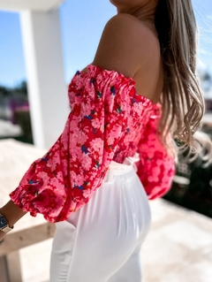 Imagem do Blusa Manga Longa Estampa Floral cod 1265