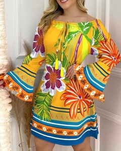 Vestido Curto estampado DL 968