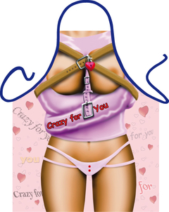 Delantal de cocina Crazy For You