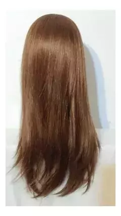 Peluca Larga Lace Front Castaño Uso Diario en internet