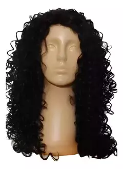 Peluca Lace Front Morocha Rulos Uso Diario