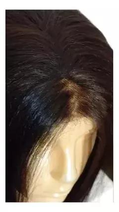 Peluca Larga Lace Front Inbs339 Castaño Oscuro Uso Diario en internet