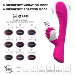 Ninfa Nymph Vibrador Con Lenguas Giratorias Recargable Usb