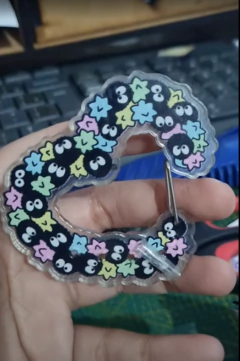 Mosquete / Carabiner de acrílico até 7cm - comprar online