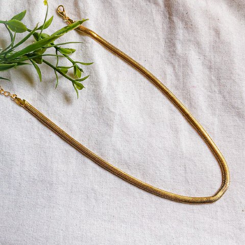 Choker malha metalizado Banho Ouro 18K - comprar online