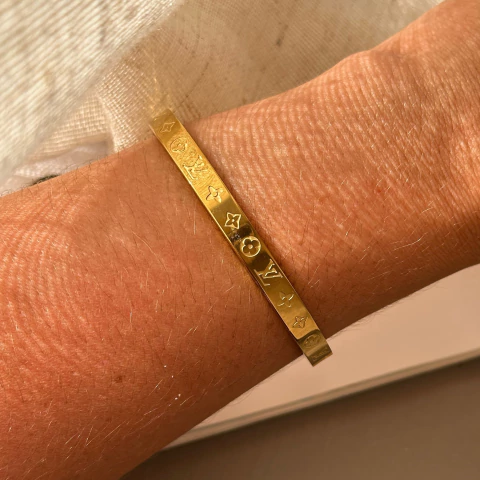 Bracelete inspiredLV aço inoxidável - comprar online