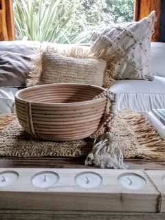 Cuenco de rattan Laos - S M y L