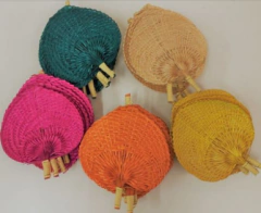 Abanico de palma mini - varios colores - comprar online