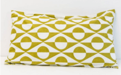 Funda de almohadon circulos 30 x 60 cm