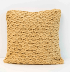 Fubda de almohadon tejido maiz 45 x 45