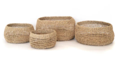Canasto maya - de seagrass - Medidas S M L XL - La Fabricana