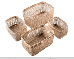 Canasto trama de seagrass - Medidas XS S M L - comprar online