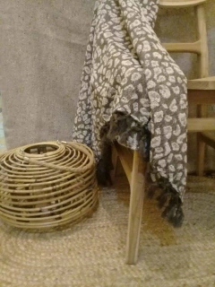 Manta de algodon print - 125 x 150 cm - comprar online