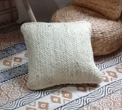 Almohadon de yute trenzado de 45 x 45 cm en internet