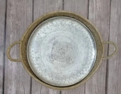Bandeja de metal labrado - S M y L - Consultar diseños en internet