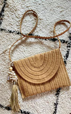 Sobre Anastacia ( con correa tostado) - sin accesorio - La Fabricana