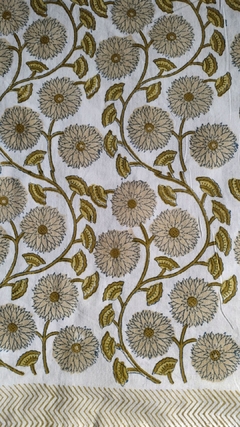 Mantel Block Print - Margaritas - comprar online