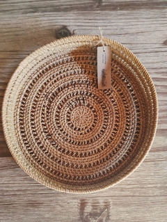 Bandeja calada de rattan maiz - comprar online