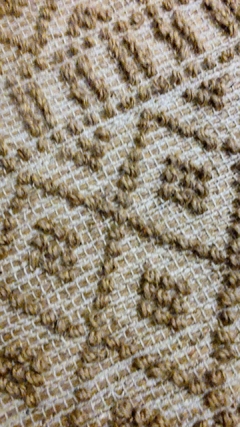 Alfombra de yute rombos - comprar online