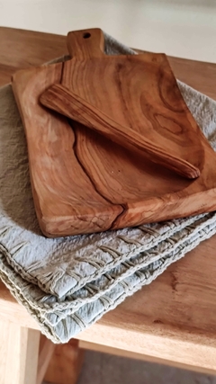 Mantequera de madera de Olvi con untador