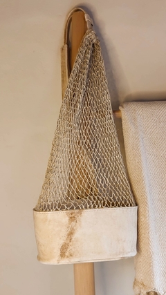 Mochila Mataca de cuero crudo - La Fabricana