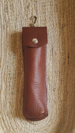 Portabombilla / lapicero de cuero - comprar online
