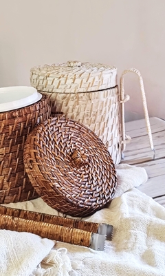 Hielera de rattan - comprar online