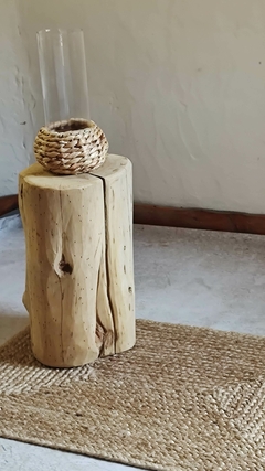 Alfombra rectangular de yute trenzado