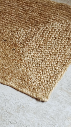 Alfombra rectangular de yute trenzado - comprar online